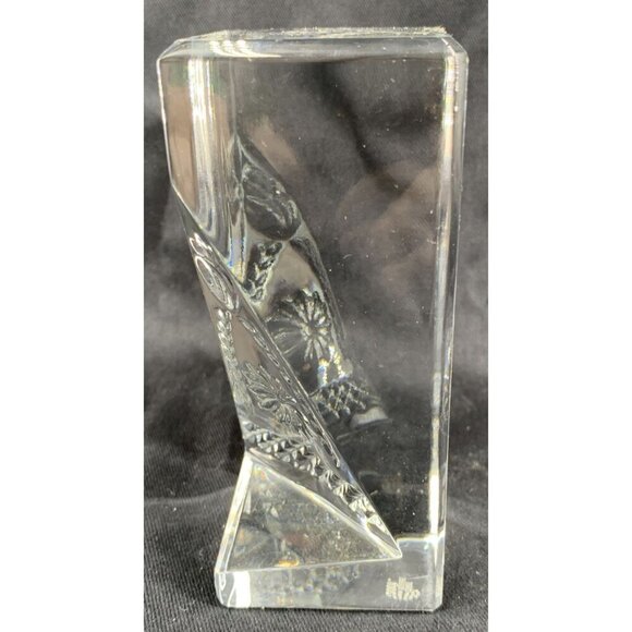 Waterford Crystal Times Square 2001 Paperweight Sculpture 4.5" Tall - Picture 4 of 9